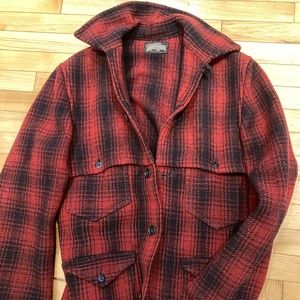 Rare vintage (50's-60's) Lake Superior brand Mackinaw wool cruiser jacket.